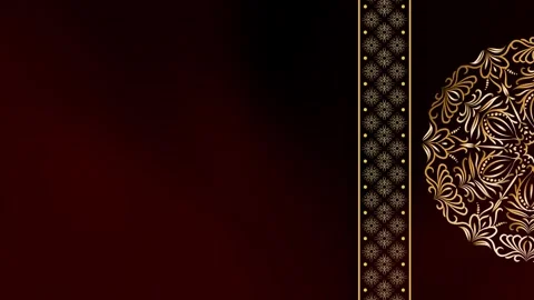 Slow Motion Motion Astral Bloom Mandala Ramadan Background Stock Footage 327721829