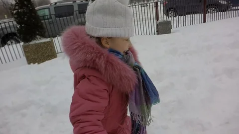 Slow motion, Moving the camera. Children play on the playground. Video stock 87544484
