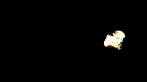Slow motion muzzle flash side 1080p HD footage v1 Stock Footage