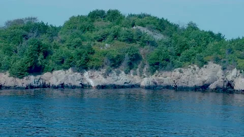 Slow Motion Ocean Cliffs Vídeos de archivo 148111294