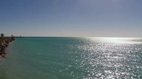 Slow motion From the ocean to land 60fps Stock Footage 47997422