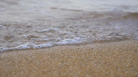 Slow Motion Ocean Ripples Stock Footage 120491392