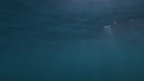 Slow Motion Ocean Surface Stock Footage 264606652