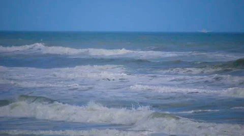 Slow Motion Ocean Waves Vídeo Stock 8983479