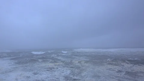 Slow-Motion Ocean Waves Stock Footage 88830444