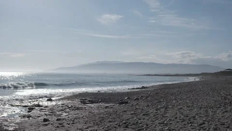 Slow motion one beach 库存影片 232184520