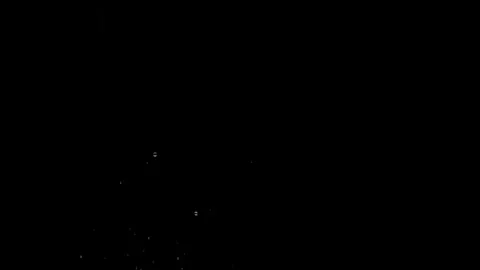 Slow motion one grapefruit falling into transparent water on black background Stock Footage 316821321