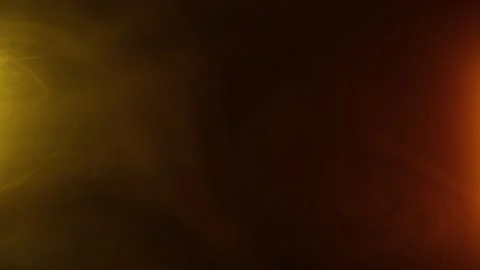 Slow motion of orange and yellow color smoke effect with neon lights. Stock Footage 314556260