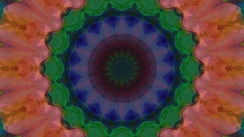 Slow Motion Original Art therapy footage (2556) Stock Footage 130295984