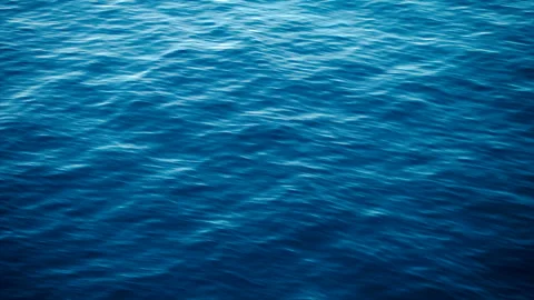 Slow motion over disturbed ocean water surface, loopable. Impressive background  Stock Footage 148331046