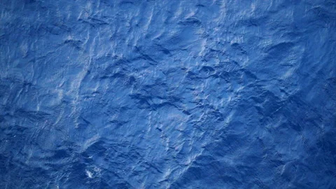 Slow motion over disturbed ocean water surface, loopable. Impressive background  Stock Footage 153918321