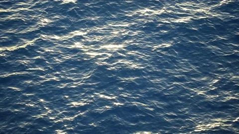 Slow motion over disturbed ocean water surface, loopable. Impressive background  Stock Footage 170240131