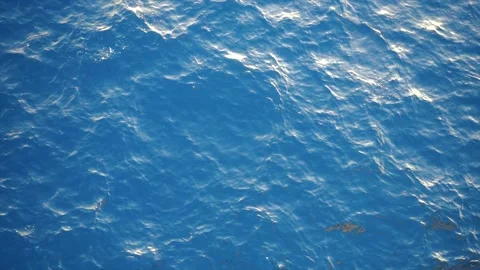 Slow motion over disturbed ocean water surface, loopable. Impressive background  Stock Footage 171080532