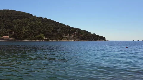Slow motion pan view from Uvala Lapad Beach, Dubrovnik, Croatia, 4k Stock-Footage 276365858
