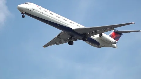 Slow Motion Passenger Plane Video stock 94783720