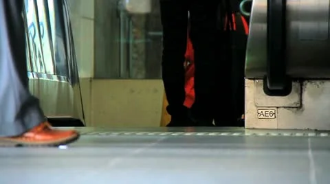 Slow Motion, People walking Stock Footage 11426368