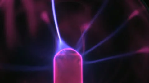 SLOW MOTION PLASMA BALL Stock Footage 18107282