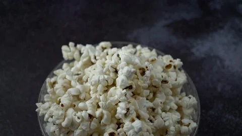 Slow motion popcorn footage Stock Footage 150127766