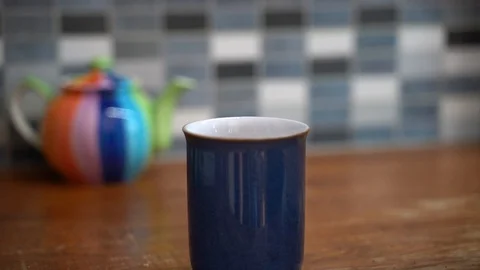 Slow Motion Pouring Kettle Stock Footage 92844502