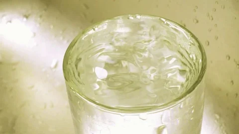 Slow Motion pours water 960fps Video stock 70232542