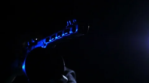 Slow motion PPSh submachine gun shoots 스톡 동영상 70356885