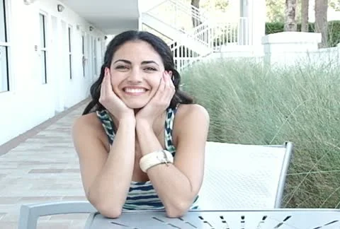 Slow motion pretty multi ethnic woman relaxation Stock Footage 10838901