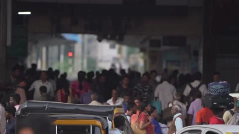 Slow motion of prospective passenger or people at the subway station Stock Footage 145109072