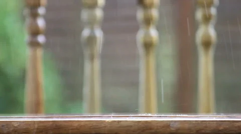 Slow motion rain drop dripping Stock Footage 42787210