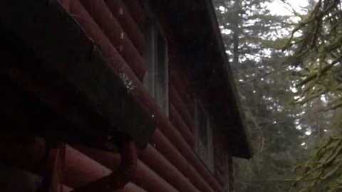 Slow motion rain Stock Footage 108762648