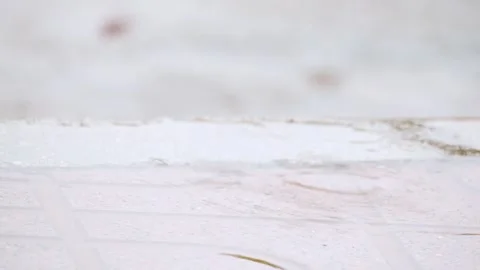 Slow motion rain Stock Footage 285315830