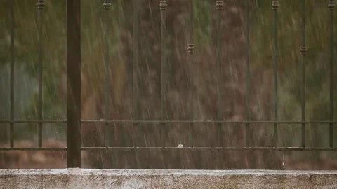 Slow motion rain Stock Footage 285315847