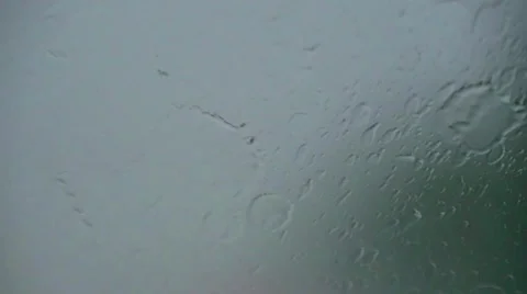 Slow motion rainy windshield wipers Video stock 54891065