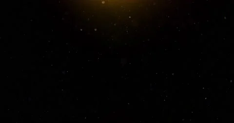 Slow motion real dust particles floating in air over black background with Stock Footage 231284868