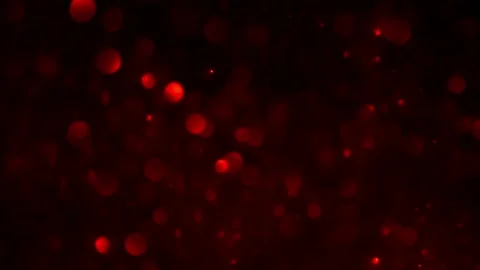Slow Motion Of Red Bokeh Lights. Video stock 235971841