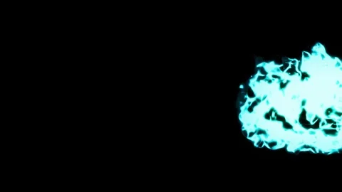 Slow Motion Red Orange Flame Turbulence Video stock 339301714