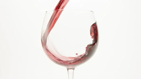Slow Motion Red Wine Pour 240fps Stock Footage 164814088