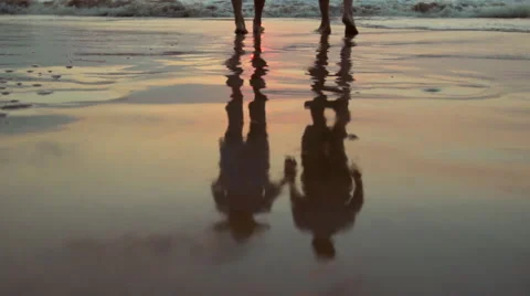 SLOW MOTION Retirement Vacation Concept, Happy Mature Retired Couple Enjoying Stock-Footage