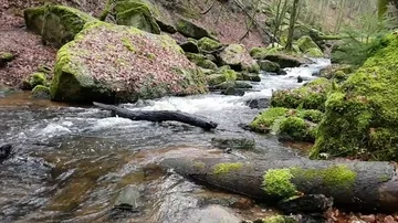 Slow Motion River At Karlstal Germany Stock Footage 85697120