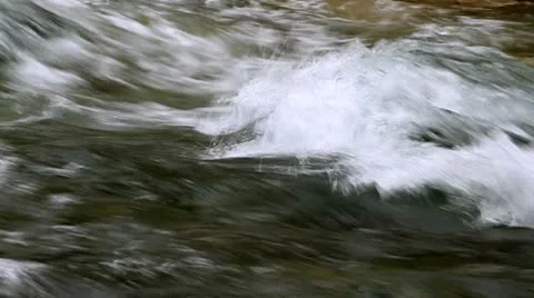 Slow Motion River Rapids Stock Footage 10749682