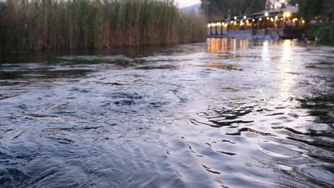 Slow Motion River Stream, Azmak Akyaka Turkey Stock Footage 126186168