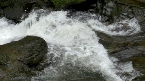 Slow motion river wales Vídeo Stock 48926767