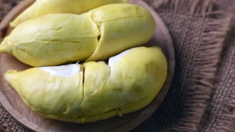 Slow motion. rotate shot of lava Durian Sisaket, Stock Footage 275357331