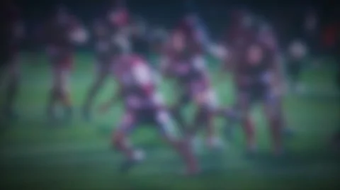 Slow Motion Rugby 1b 库存影片 45136358