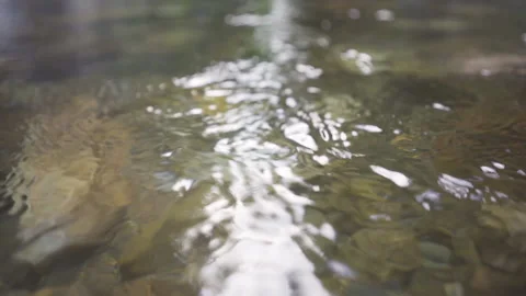 Slow motion running water. Stock Footage 212436302