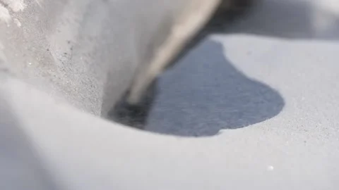 Slow motion of sand drifting by the wind Stock Footage 170946505