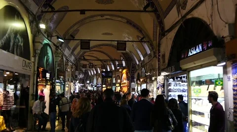 Slow Motion scene in Grand Bazaar 스톡 동영상 49100660
