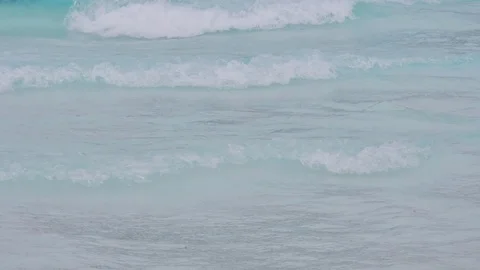 The Slow motion scene of the waves at water park Stock Footage 104704054