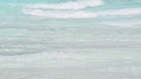 The Slow motion scene of the waves at water park Stock Footage 104704858