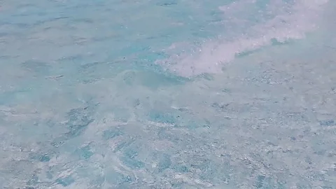 The Slow motion scene of the waves at water park Stock Footage 104705157