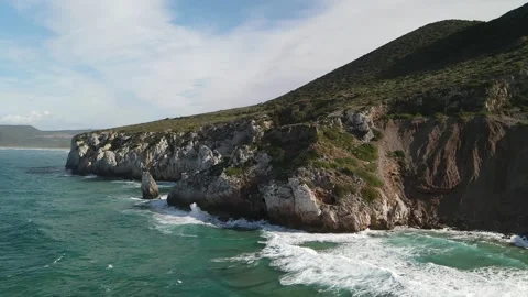 Slow motion scogliera Video stock 165293643